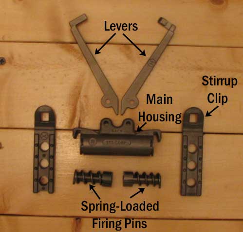 Breakaway Stirrups Mechanism and parts
